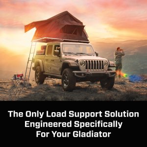 Jeep Gladiator Suspension Leveling Kit - Air Lift - LoadLifter 5000 Air Spring Kit with Universal Air Spring Cradles - `20-`25
